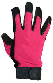 Boss Tech® Pink Mechanic-Style Touchscreen Gloves