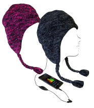 Boss Tech® Knitted Ear Flap Music/Calling Hat