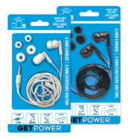 GetPower® 3.5mm Music and Calling Earbuds with Extra Ear Gels